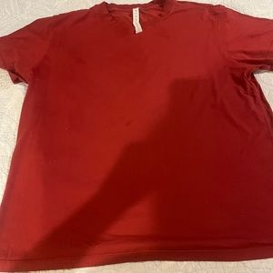 All Yours Cotton Tee Shirt - Cayenne color